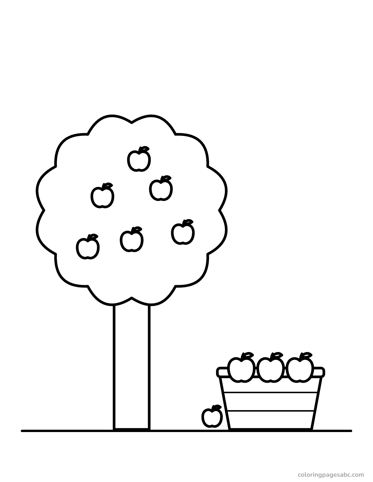 Apple picking to color online