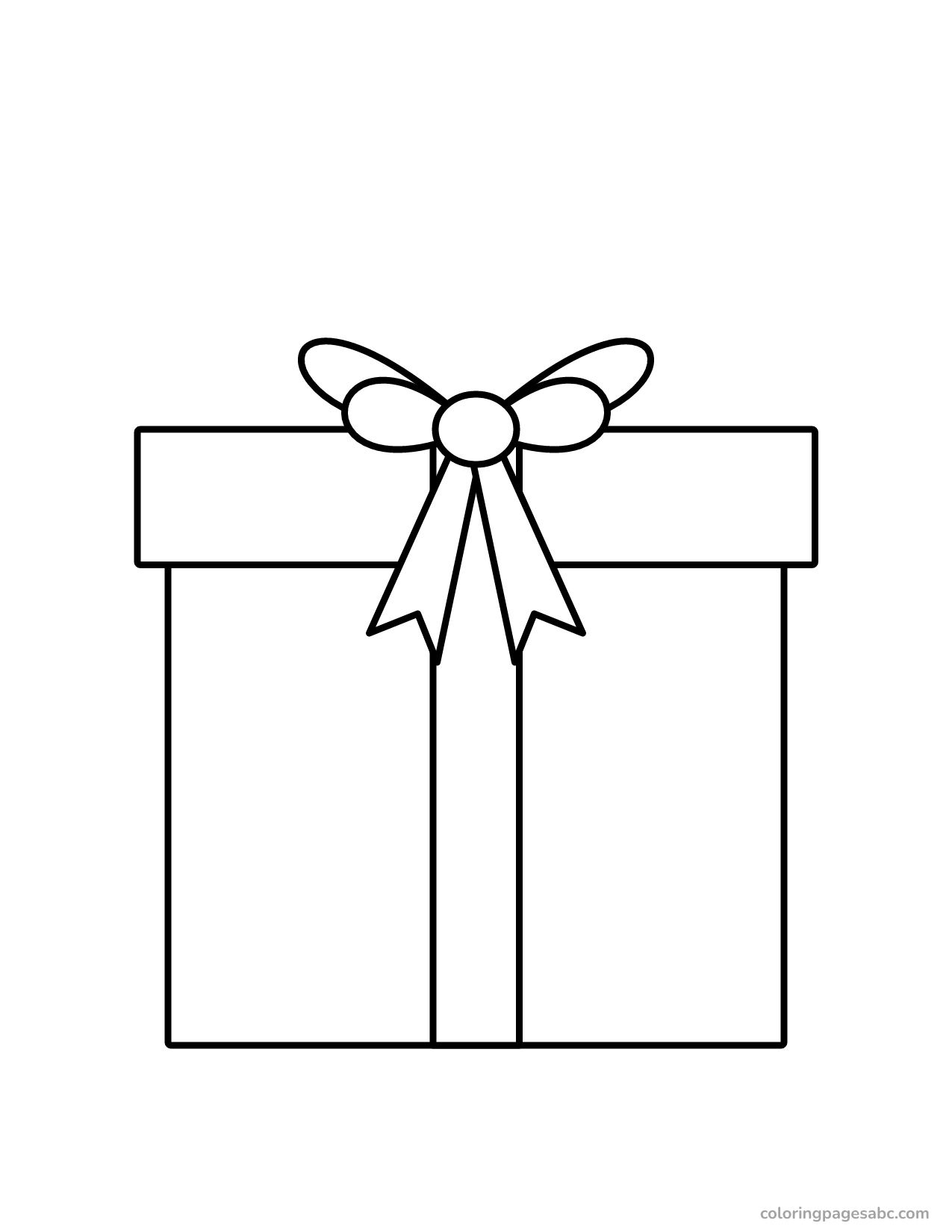 Easy present to color online