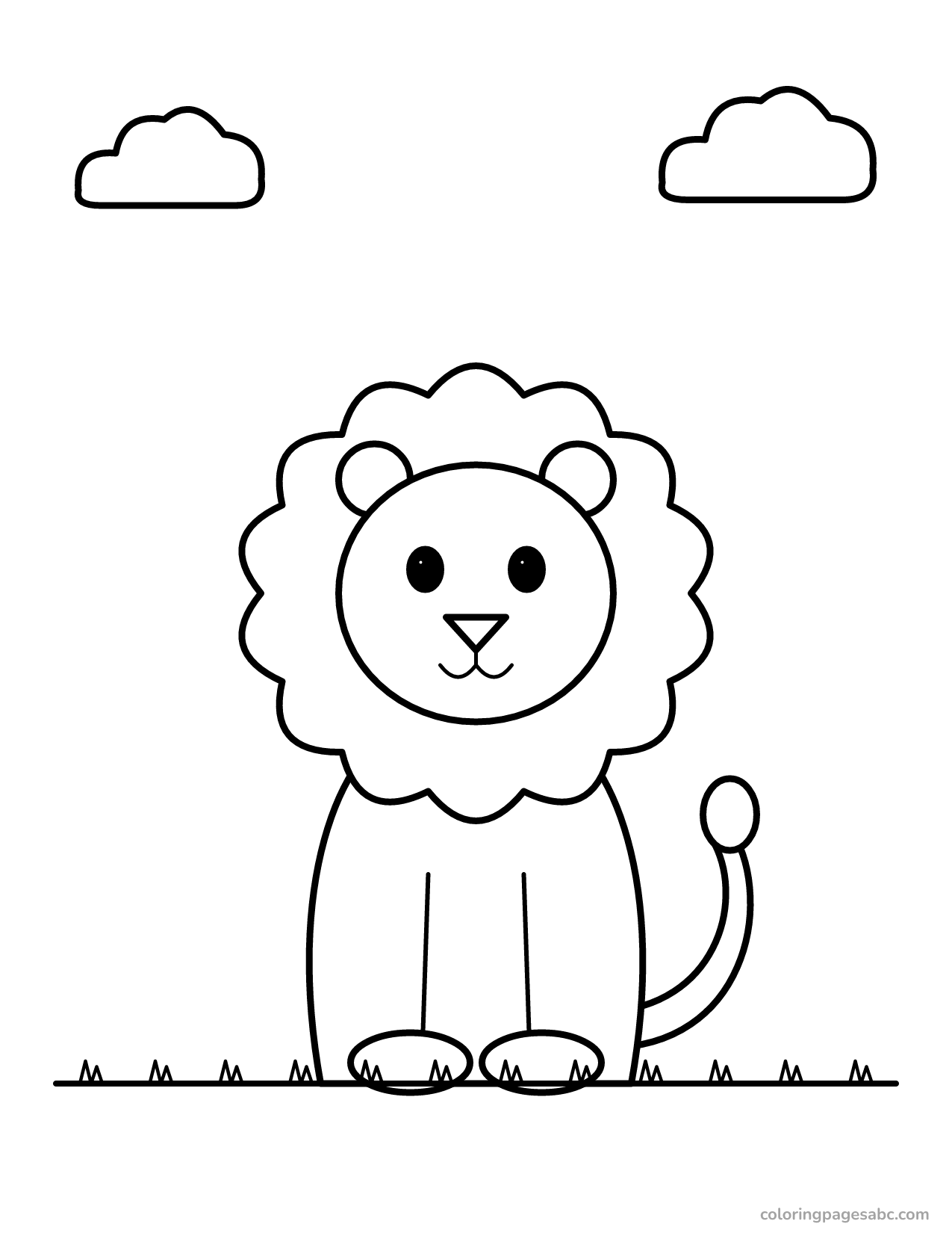 Lion to color online