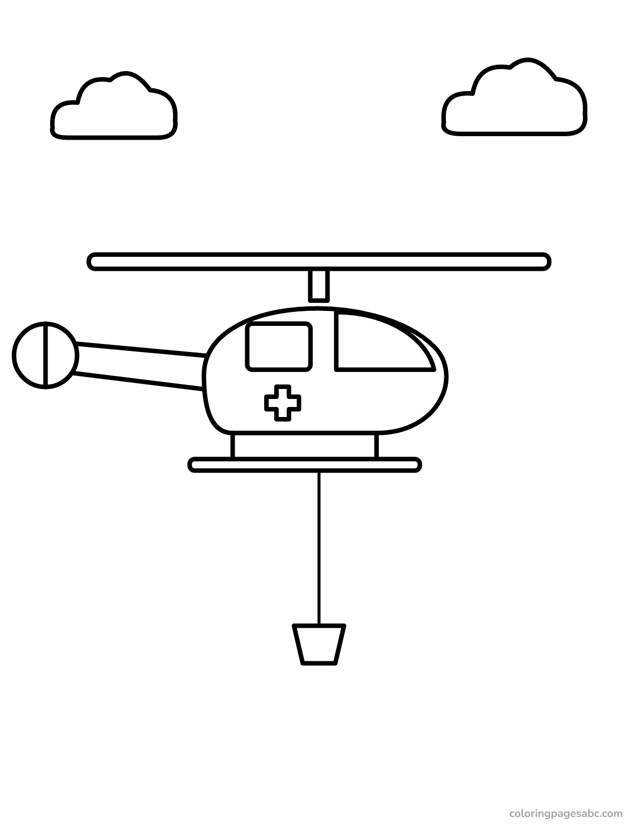 Rescue helicopter to color online