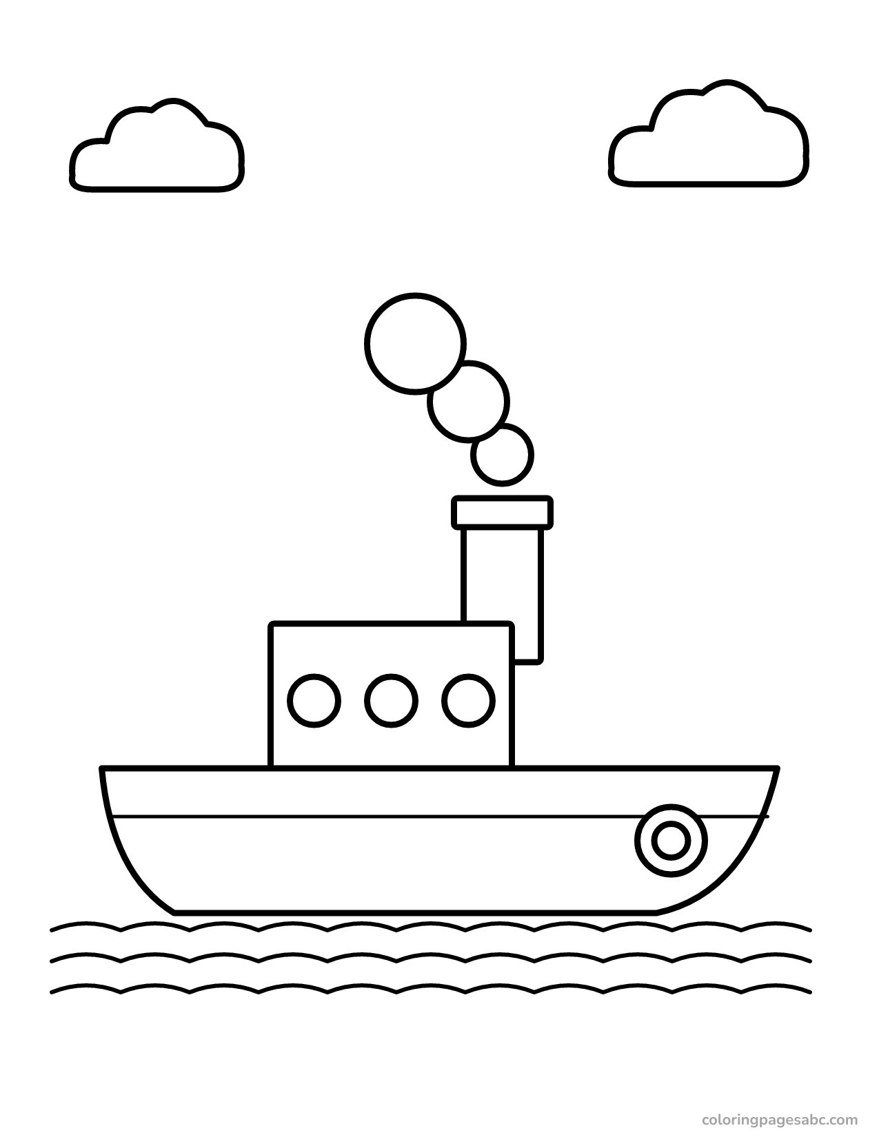 Tugboat to color online