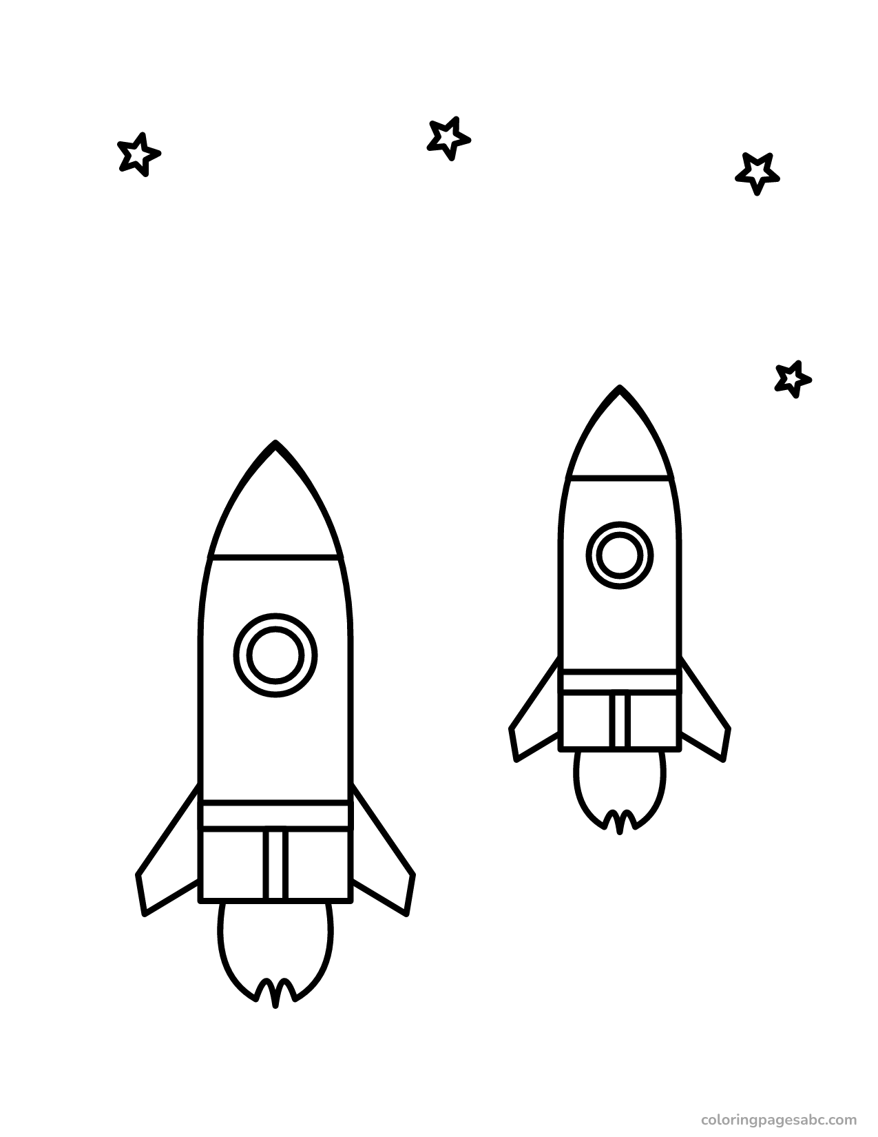 Two rockets to color online